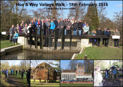 Hoe and Wey Valleys Walk - 18th February 2015