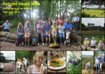 Reigate Heath Walk - 16th July 2015