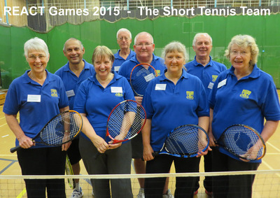 REACT Games - Short Tennis Team - 2nd November 2015