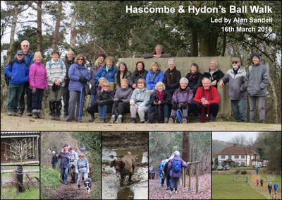 Walk - Hascombe & Hydon's Ball - 16th March 2016