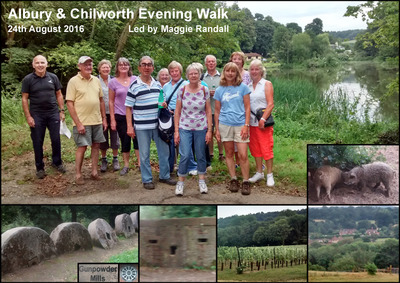 Evening Walk - Chilworth & Albury - 24th August 2016