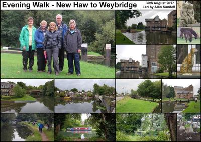 Evening Walk - New Haw to Weybridge - 30th August 2017