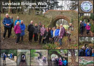 Walk - Lovelace Bridges - 21st February 2018