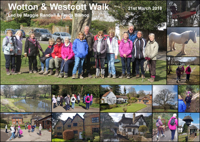 Walk - Wotton & Westcott - 21st March 2018