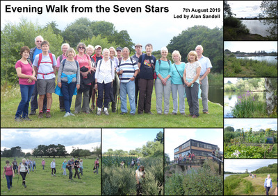 Evening Walk from the Seven Stars - 7th August 2019