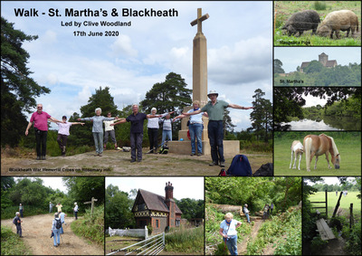 Walk - St. Martha's and Blackheath - 17th June 2020