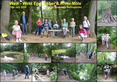 Walk - West End, Esher - 15th July 2020