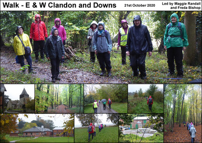 Walk - East & West Clandon - 21st October 2020