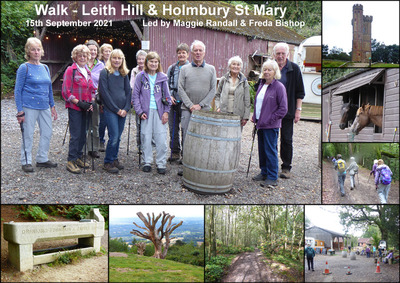 Walk - Leith Hill & Holmbury St Mary - 15th September 2021